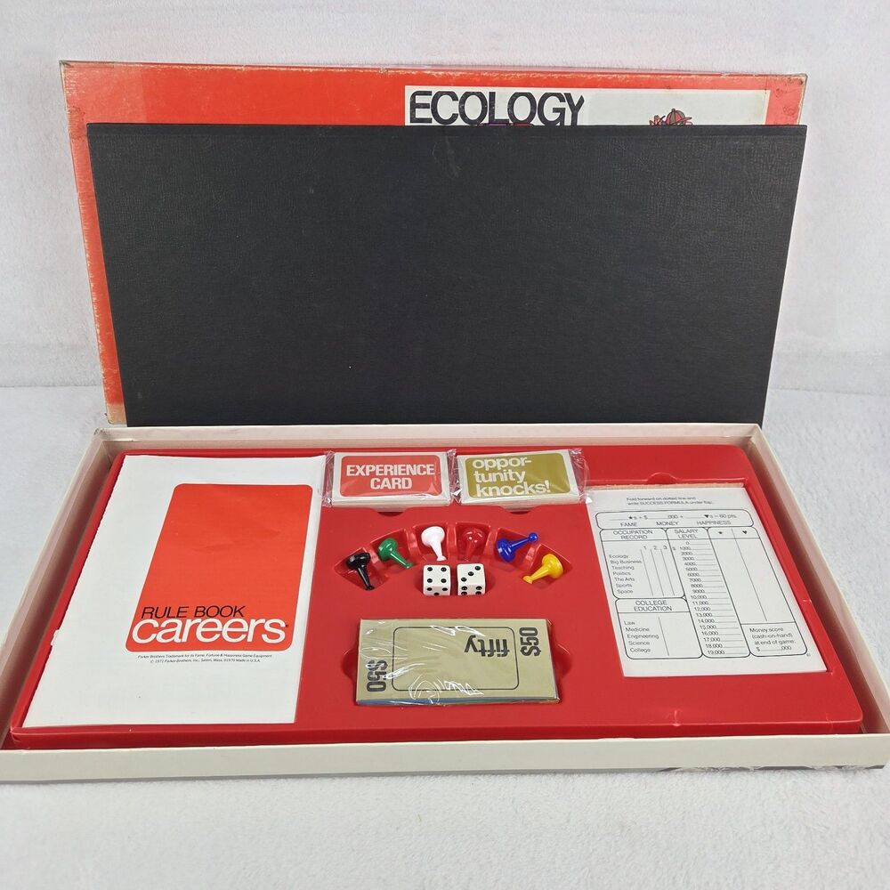 Vintage 1971 Careers Board Game Parker Brothers Complete With Score Sheets - Picture 2 of 10